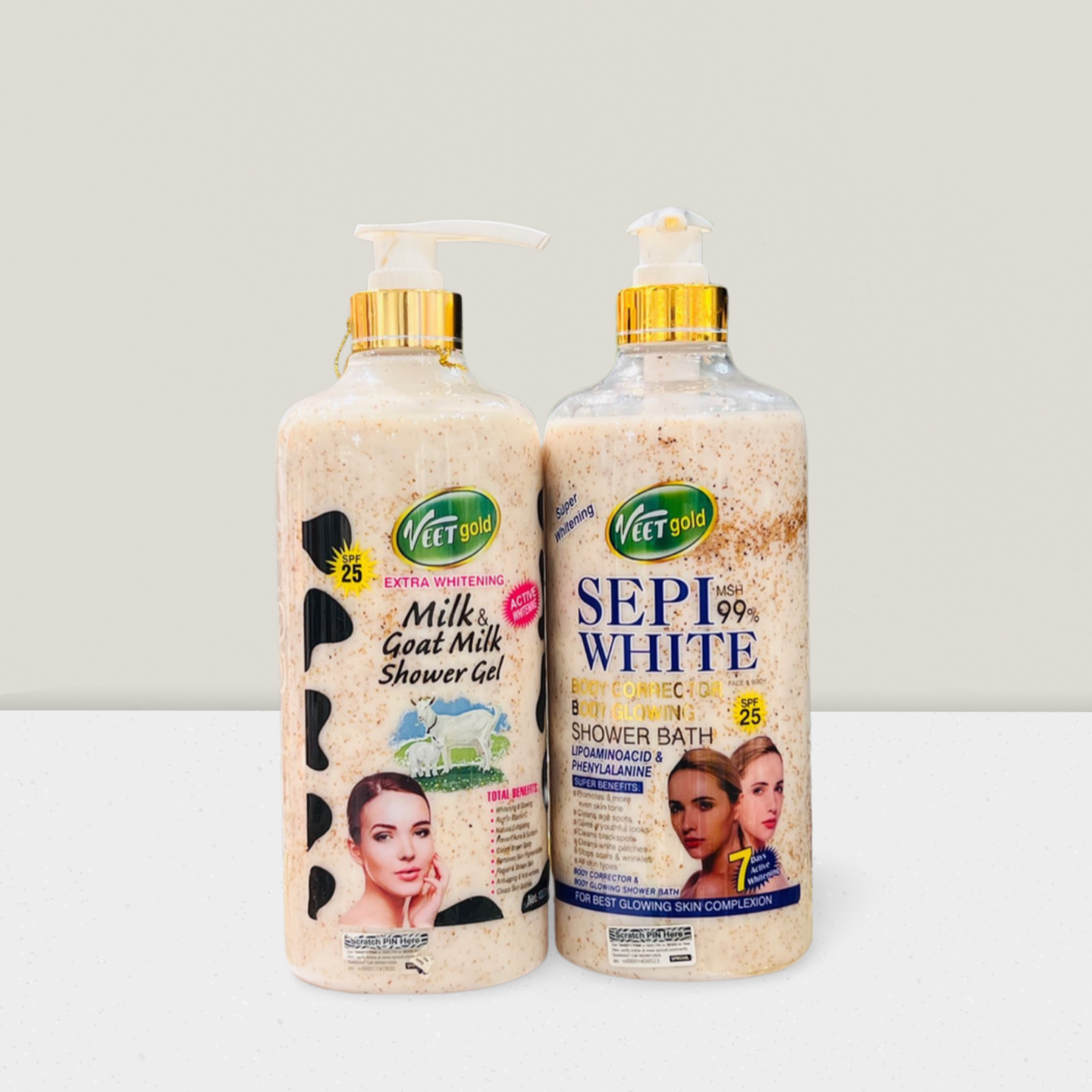 Shower Bath Veet Gold