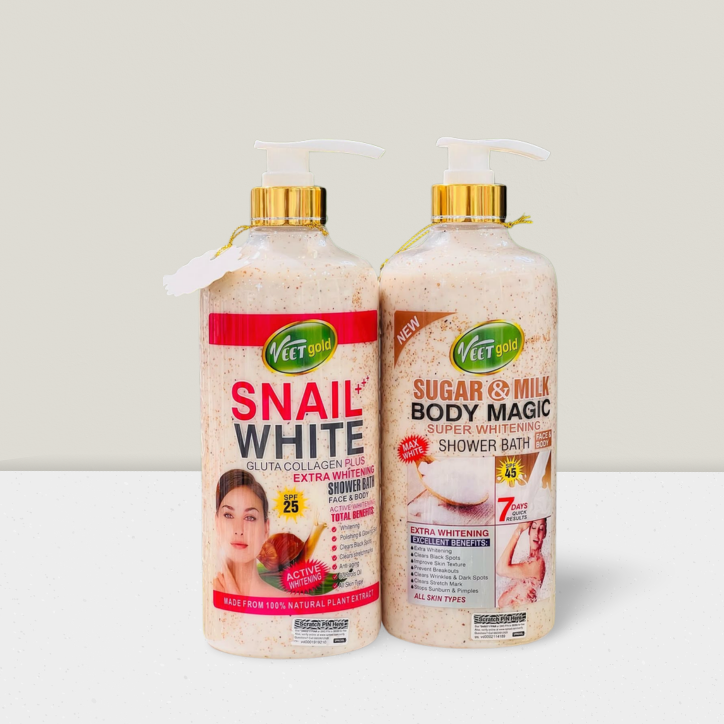 Shower Bath Veet Gold