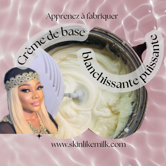 Comment préparer une crème de base éclaircissante