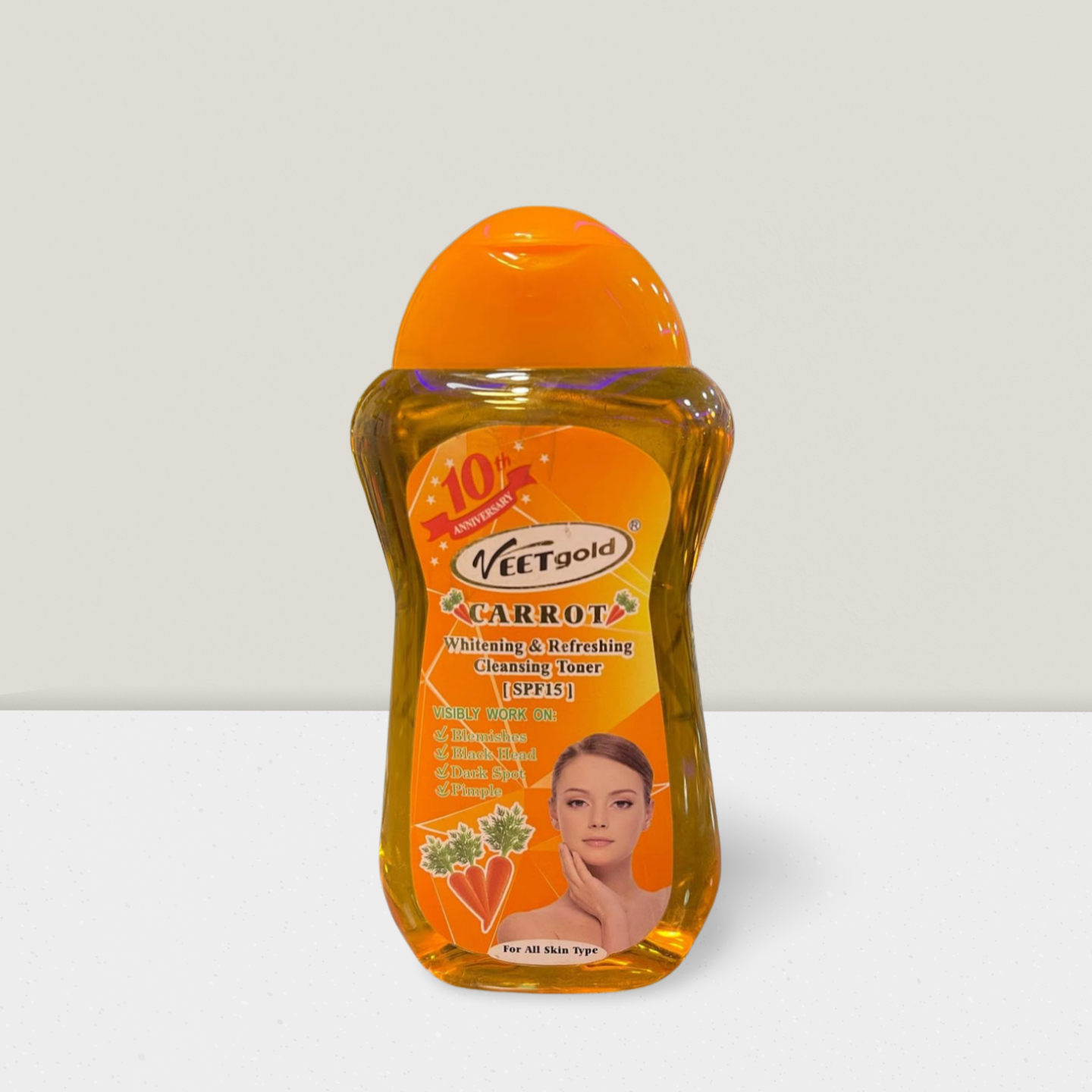 Veet gold facial toner