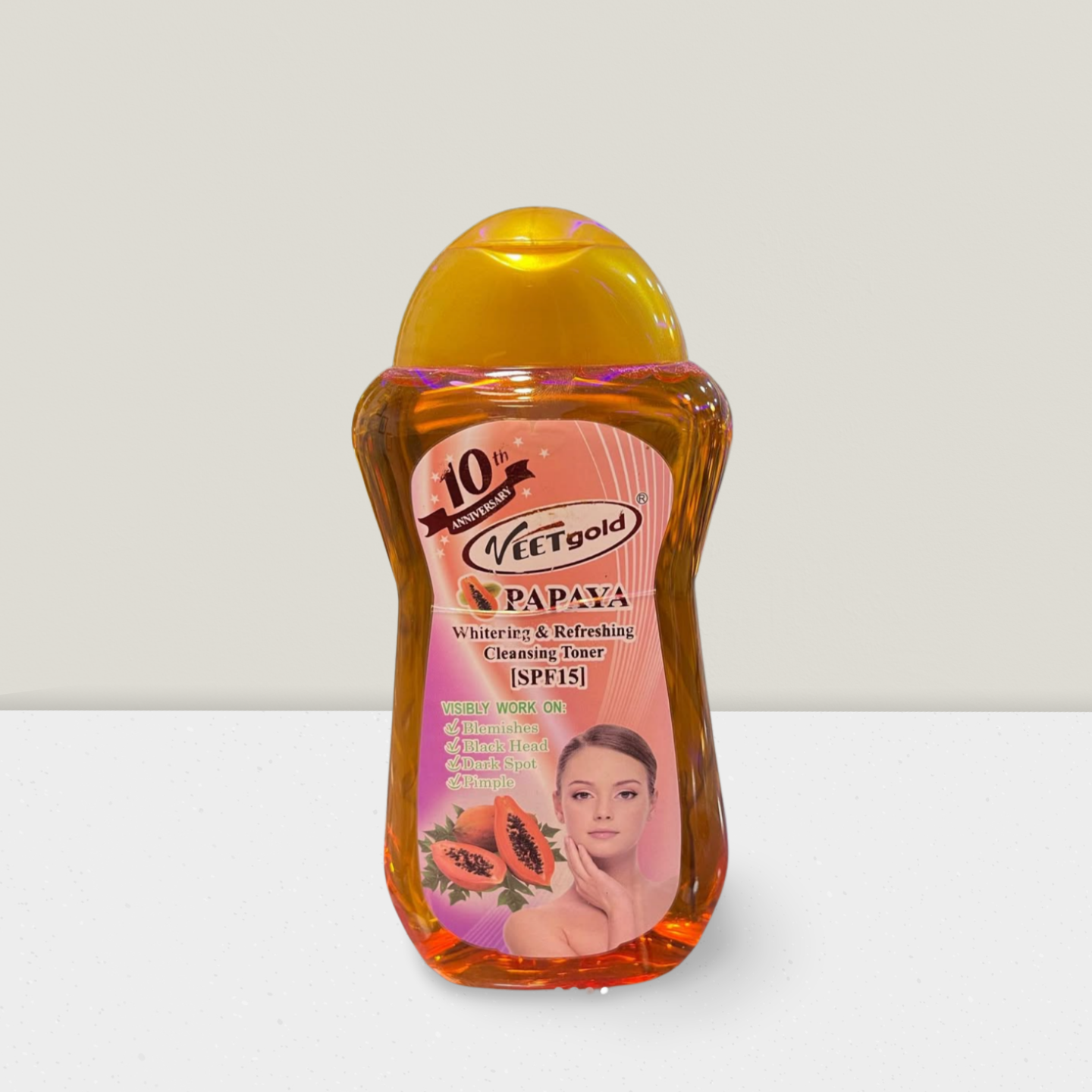 Veet gold facial toner