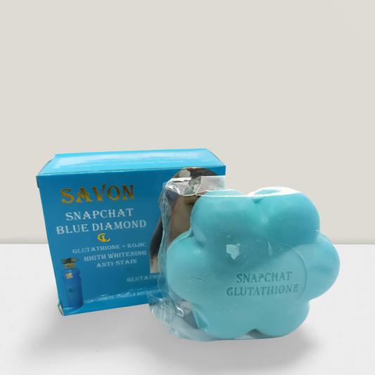 Savon Snapchat Blue Diamond Glutathione + Kojic