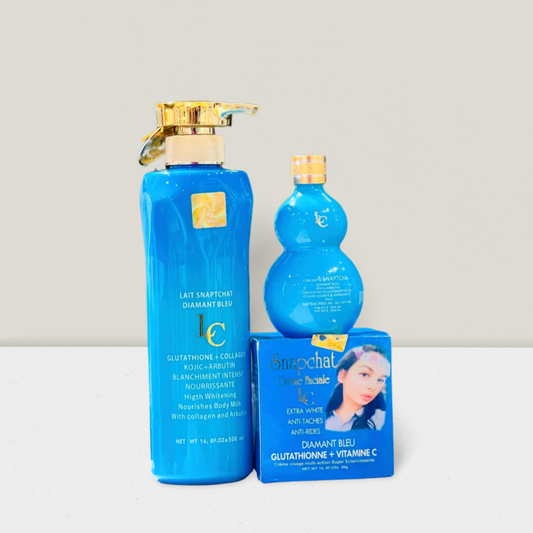 Gamme Snapchat Lait Huile et Crème Visage